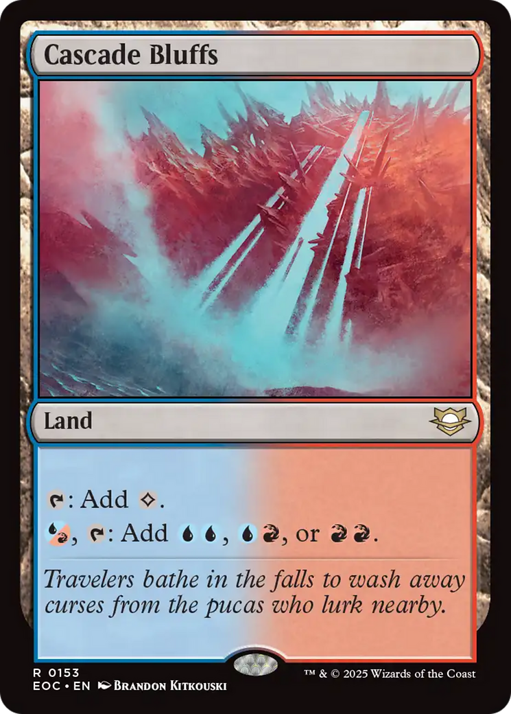 Cascade Bluffs [Edge of Eternities Commander] | L.A. Mood Comics and Games