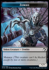 Human // Zombie (015) Double-Sided Token [Innistrad: Midnight Hunt Tokens] | L.A. Mood Comics and Games
