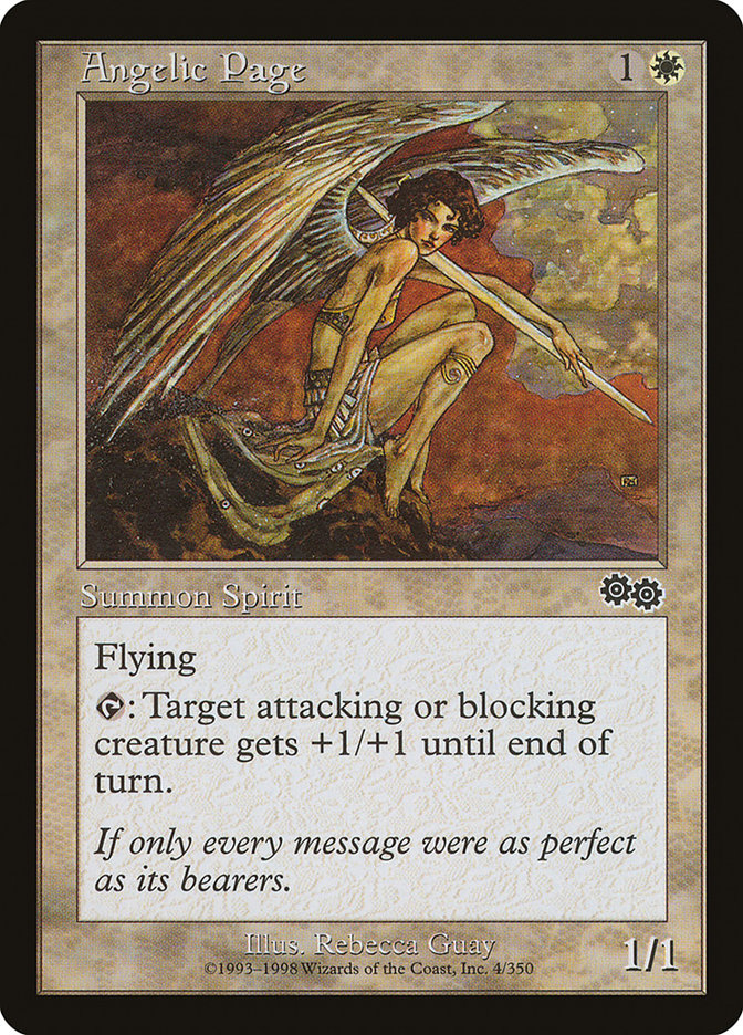 Angelic Page [Urza's Saga] | L.A. Mood Comics and Games