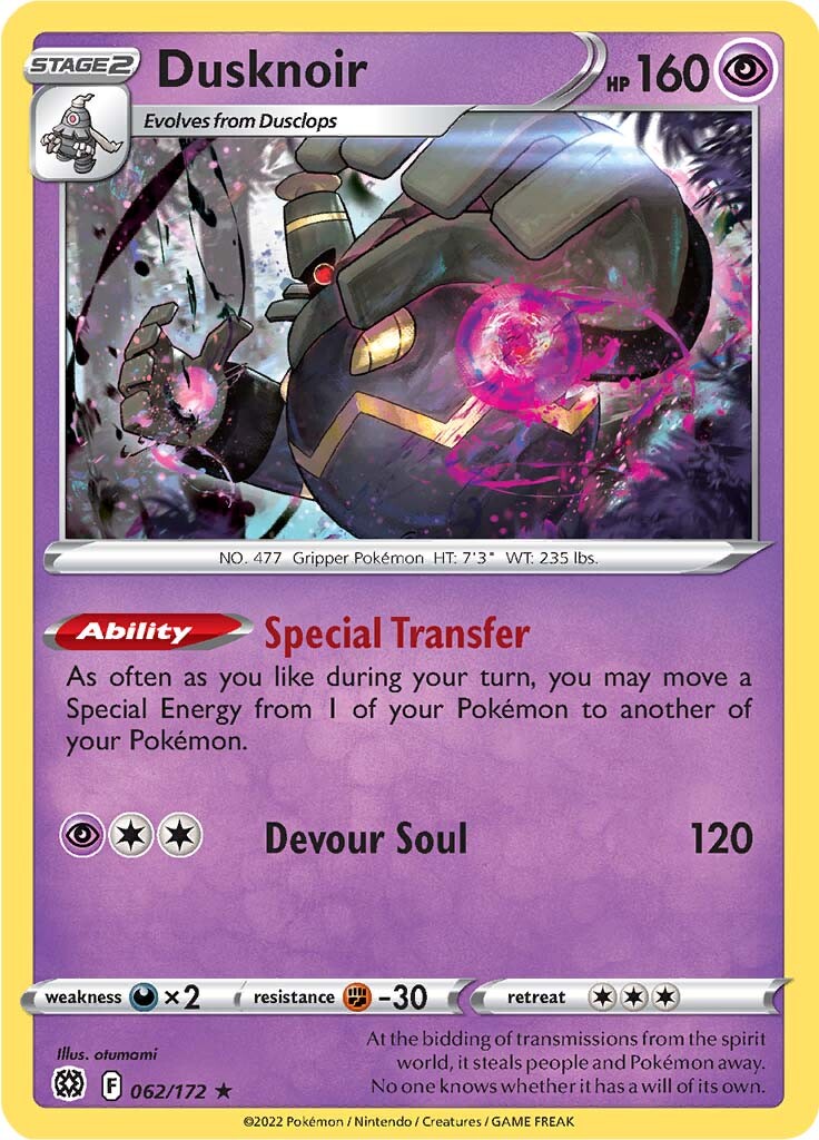 Dusknoir (062/172) [Sword & Shield: Brilliant Stars] | L.A. Mood Comics and Games