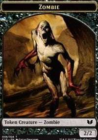 Zombie // Elephant Double-Sided Token [Commander 2015 Tokens] | L.A. Mood Comics and Games