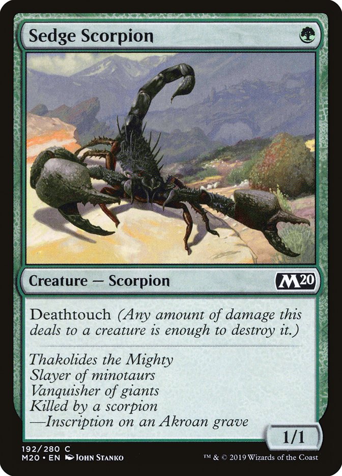 Sedge Scorpion [Core Set 2020] | L.A. Mood Comics and Games