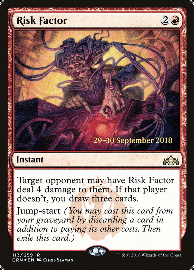 Risk Factor [Guilds of Ravnica Prerelease Promos] | L.A. Mood Comics and Games