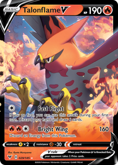 Talonflame V (029/185) [Sword & Shield: Vivid Voltage] | L.A. Mood Comics and Games
