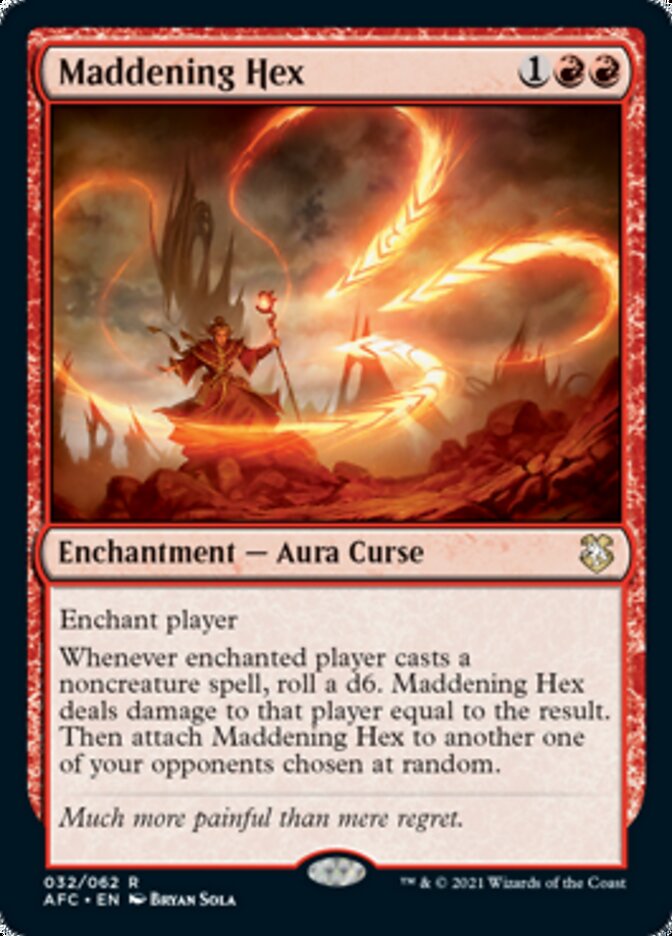 Maddening Hex [Dungeons & Dragons: Adventures in the Forgotten Realms Commander] | L.A. Mood Comics and Games