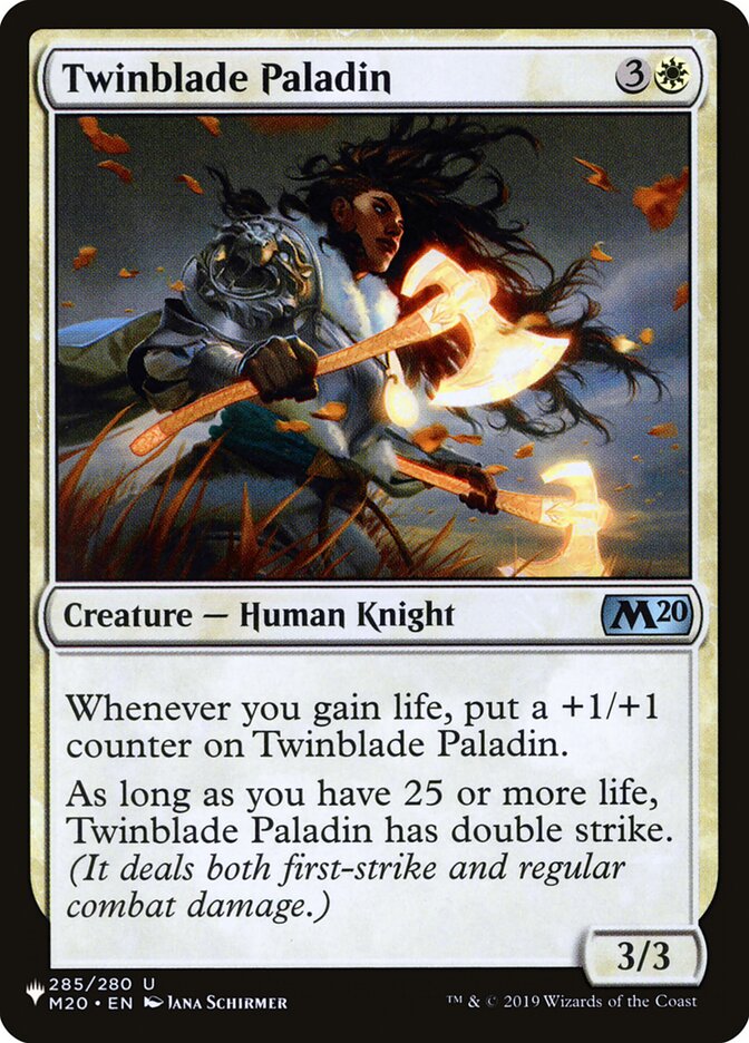 Twinblade Paladin [The List] | L.A. Mood Comics and Games