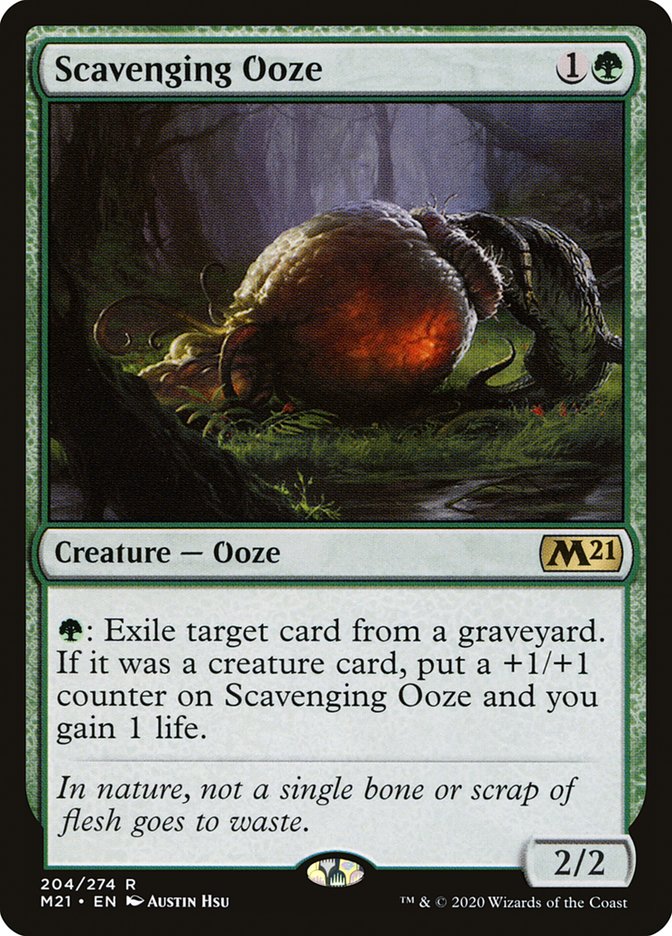 Scavenging Ooze [Core Set 2021] | L.A. Mood Comics and Games