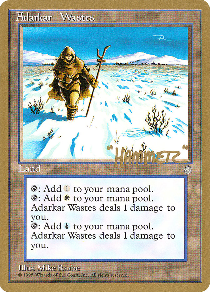 Adarkar Wastes (Shawn "Hammer" Regnier) [Pro Tour Collector Set] | L.A. Mood Comics and Games