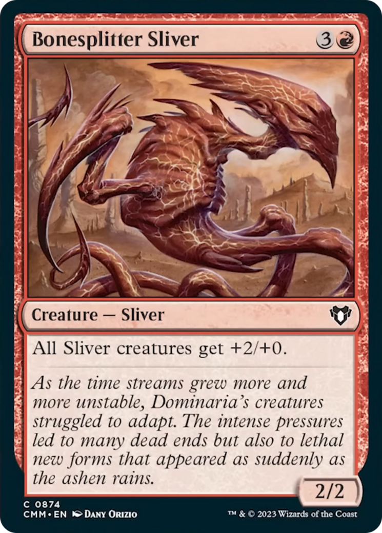 Bonesplitter Sliver [Commander Masters] | L.A. Mood Comics and Games