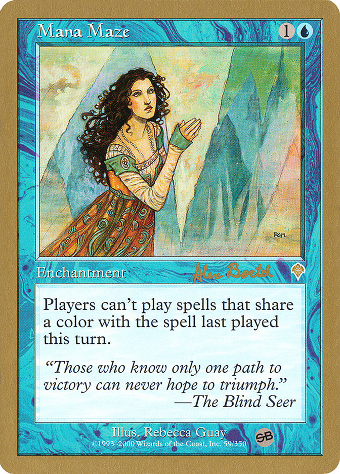 Mana Maze (Alex Borteh) (SB) [World Championship Decks 2001] | L.A. Mood Comics and Games