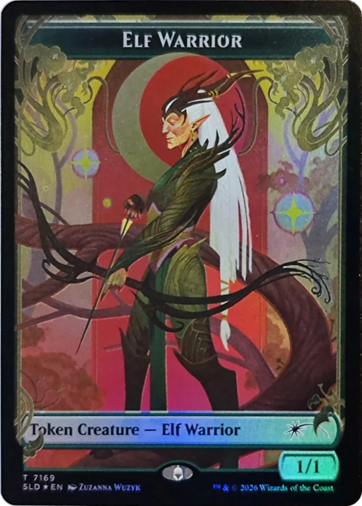 Elf Warrior Token (7169) [Secret Lair Drop Series] | L.A. Mood Comics and Games