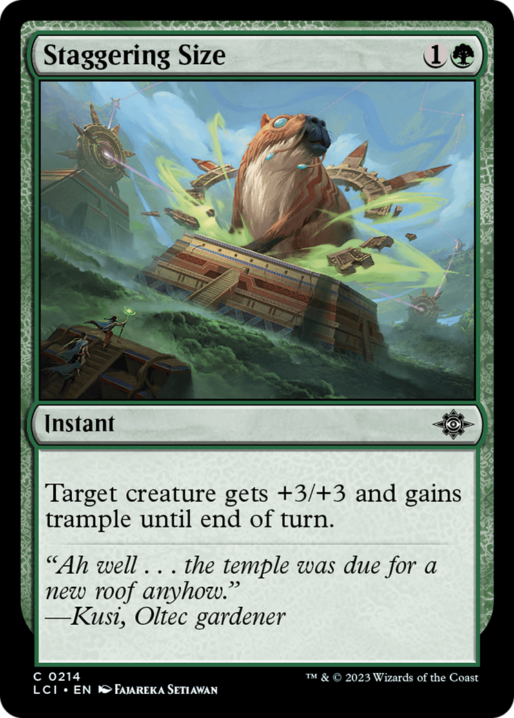 Staggering Size [The Lost Caverns of Ixalan] | L.A. Mood Comics and Games