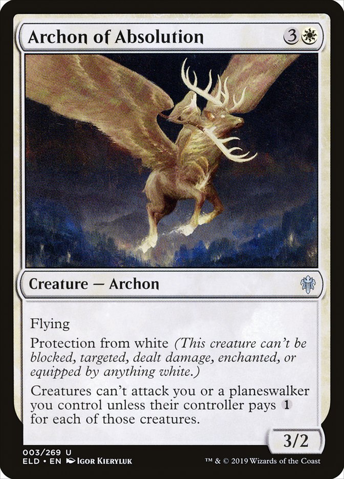 Archon of Absolution [Throne of Eldraine] | L.A. Mood Comics and Games