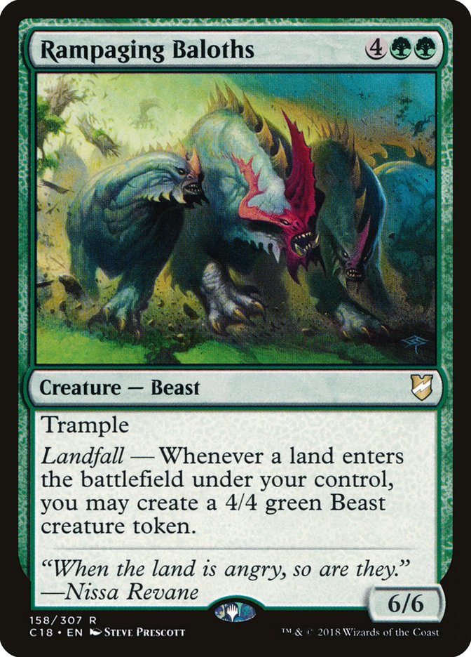 Rampaging Baloths [Commander 2018] | L.A. Mood Comics and Games