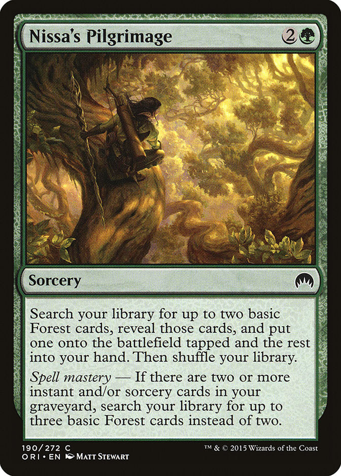 Nissa's Pilgrimage [Magic Origins] | L.A. Mood Comics and Games