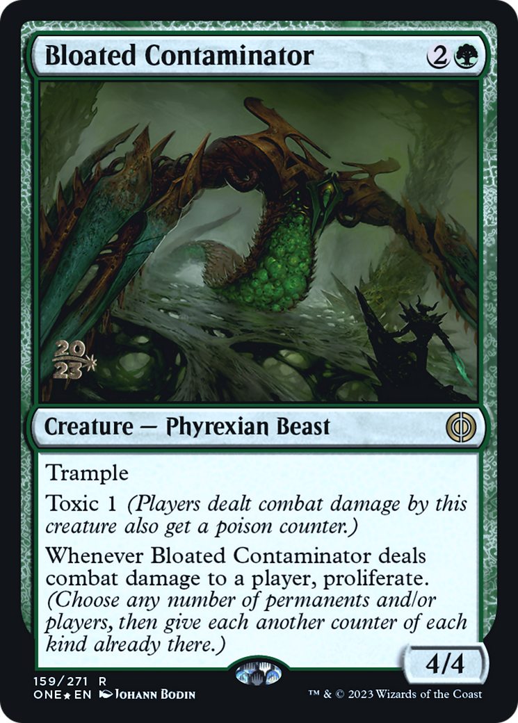 Bloated Contaminator [Phyrexia: All Will Be One Prerelease Promos] | L.A. Mood Comics and Games