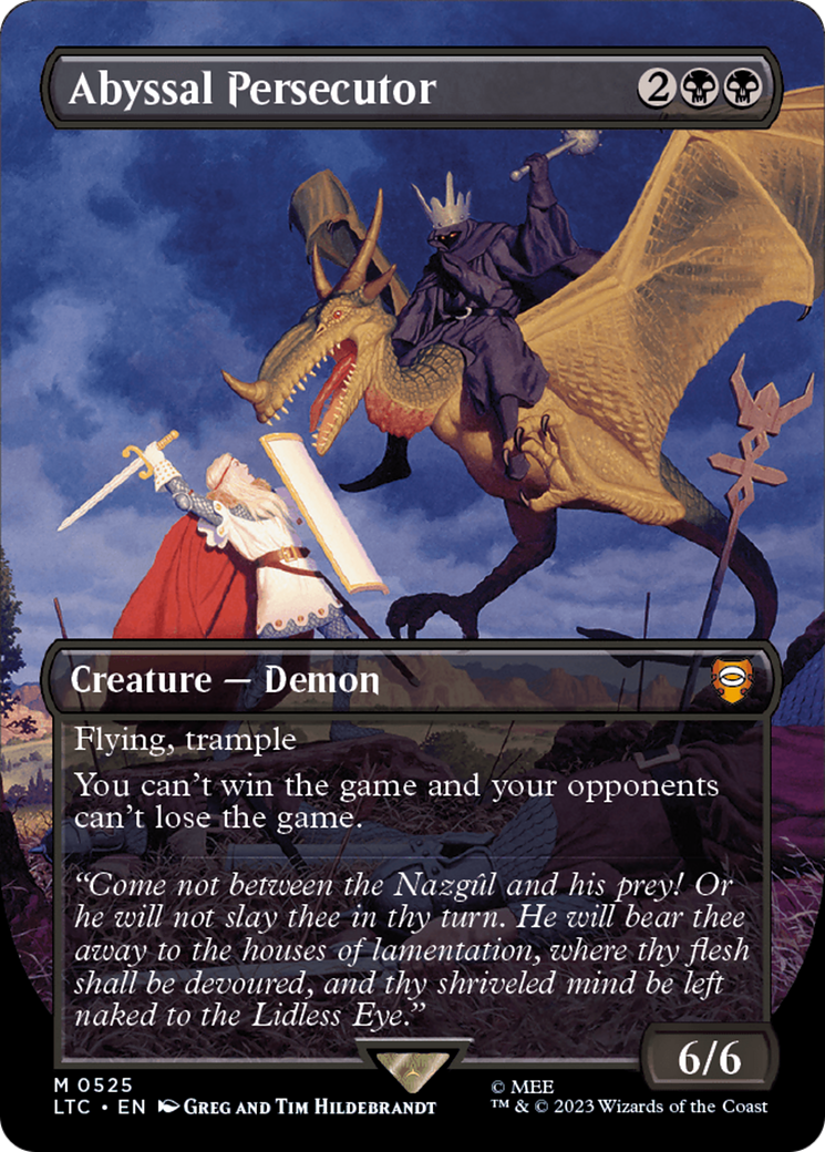 Abyssal Persecutor (Borderless) [The Lord of the Rings: Tales of Middle-Earth Commander] | L.A. Mood Comics and Games