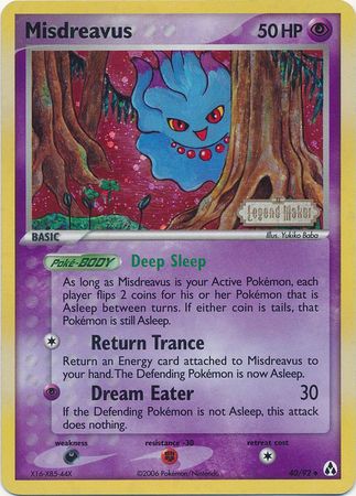 Misdreavus (40/92) (Stamped) [EX: Legend Maker] | L.A. Mood Comics and Games