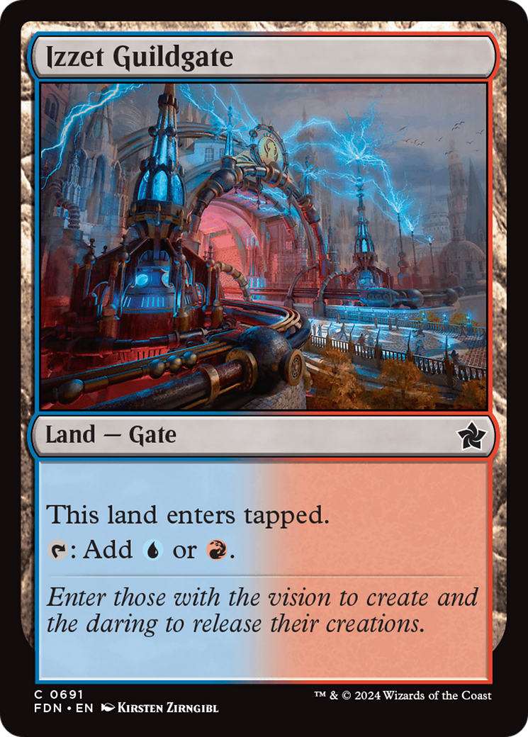 Izzet Guildgate [Foundations] | L.A. Mood Comics and Games