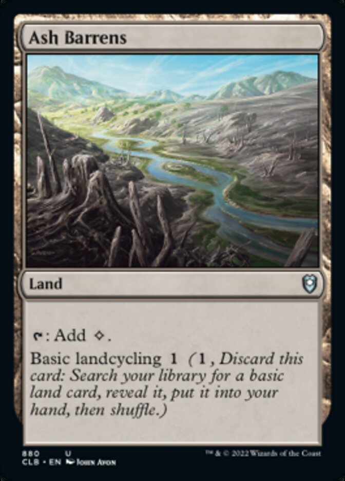 Ash Barrens [Commander Legends: Battle for Baldur's Gate] | L.A. Mood Comics and Games