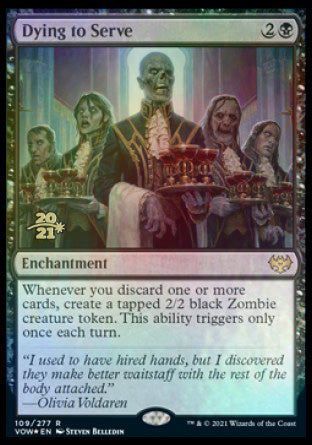 Dying to Serve [Innistrad: Crimson Vow Prerelease Promos] | L.A. Mood Comics and Games