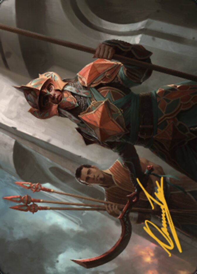 Siege Veteran Art Card (Gold-Stamped Signature) [The Brothers' War Art Series] | L.A. Mood Comics and Games