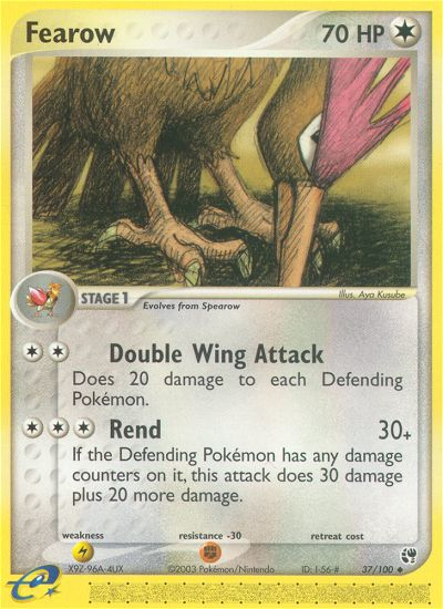 Fearow (37/100) [EX: Sandstorm] | L.A. Mood Comics and Games