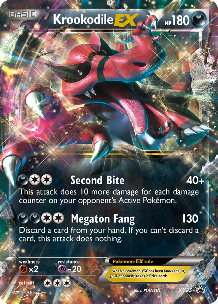 Krookodile EX (XY25) [XY: Black Star Promos] | L.A. Mood Comics and Games