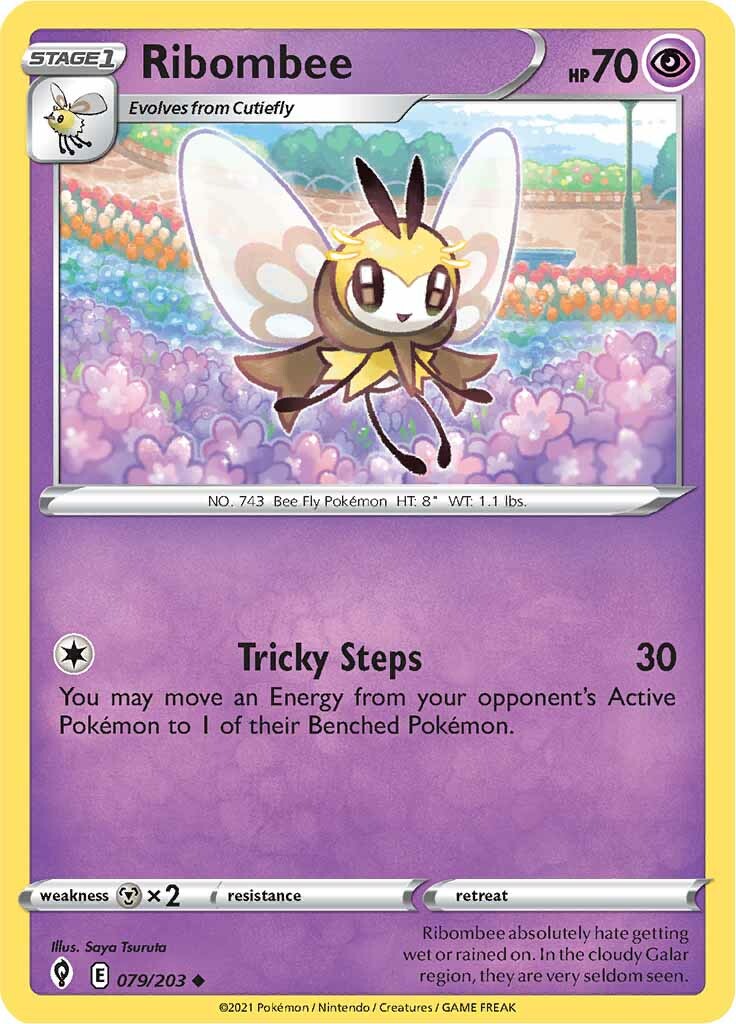 Ribombee (079/203) [Sword & Shield: Evolving Skies] | L.A. Mood Comics and Games