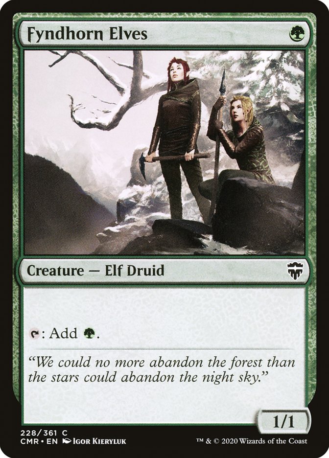 Fyndhorn Elves [Commander Legends] | L.A. Mood Comics and Games