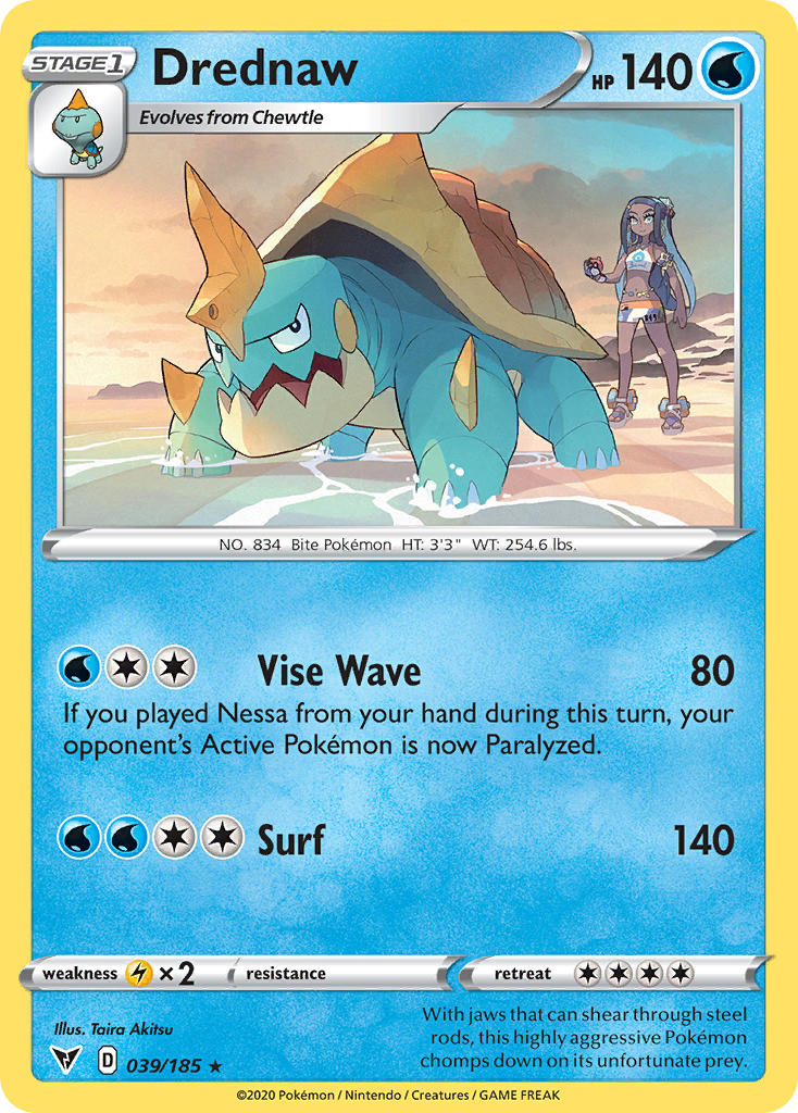 Drednaw (039/185) [Sword & Shield: Vivid Voltage] | L.A. Mood Comics and Games