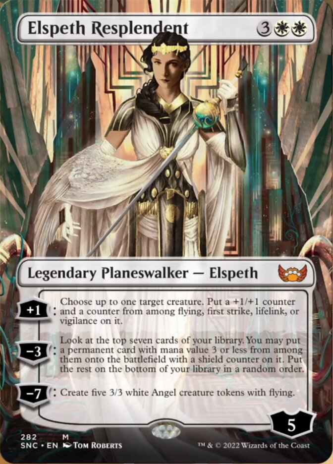 Elspeth Resplendent (Borderless) [Streets of New Capenna] | L.A. Mood Comics and Games