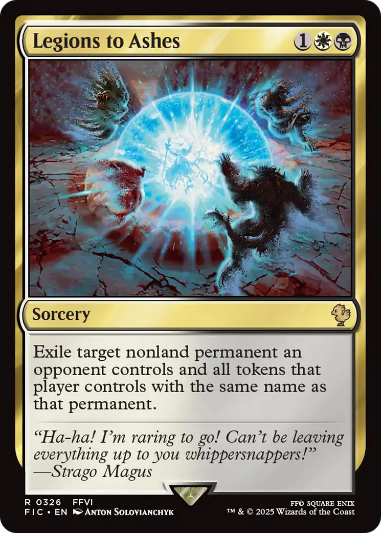 Legions to Ashes [FINAL FANTASY Commander] | L.A. Mood Comics and Games