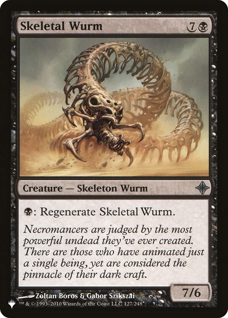 Skeletal Wurm [The List] | L.A. Mood Comics and Games