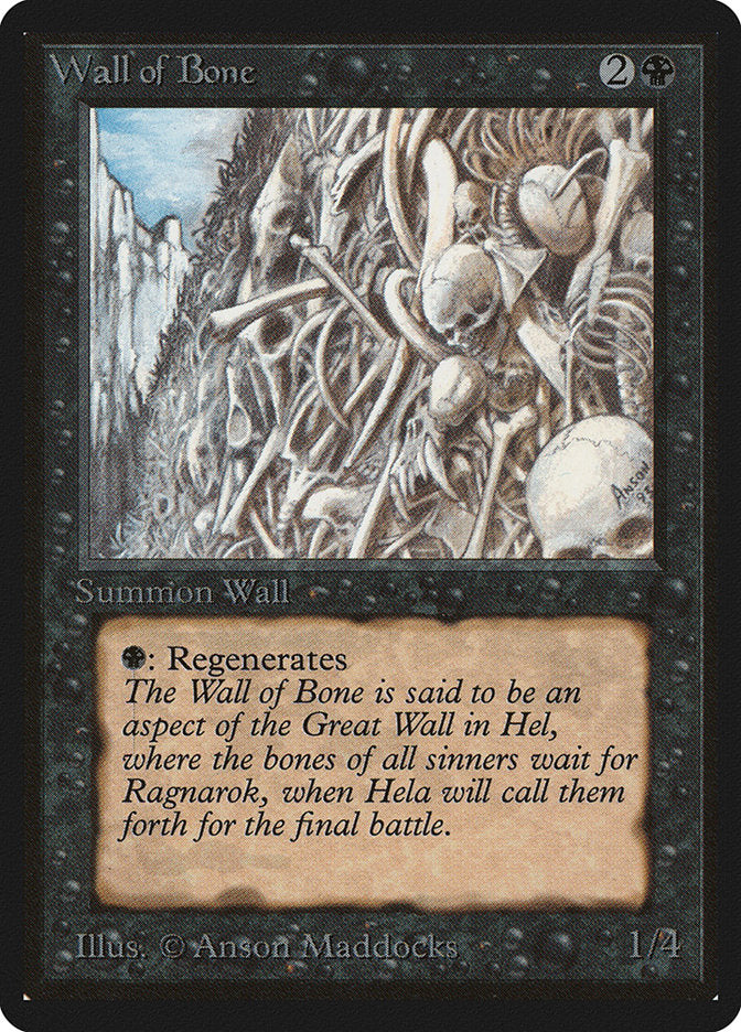 Wall of Bone [Beta Edition] | L.A. Mood Comics and Games