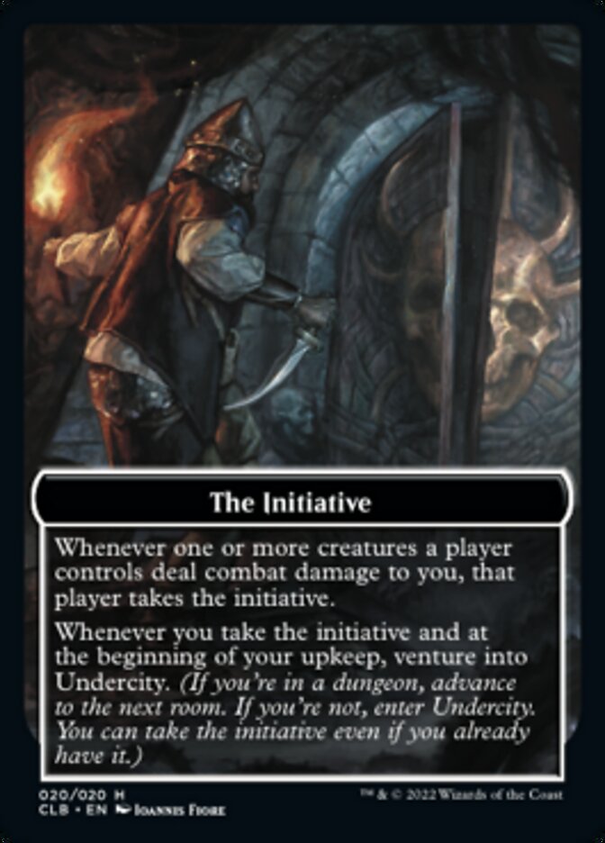 The Initiative // Undercity Double-Sided Token [Commander Legends: Battle for Baldur's Gate Tokens] | L.A. Mood Comics and Games