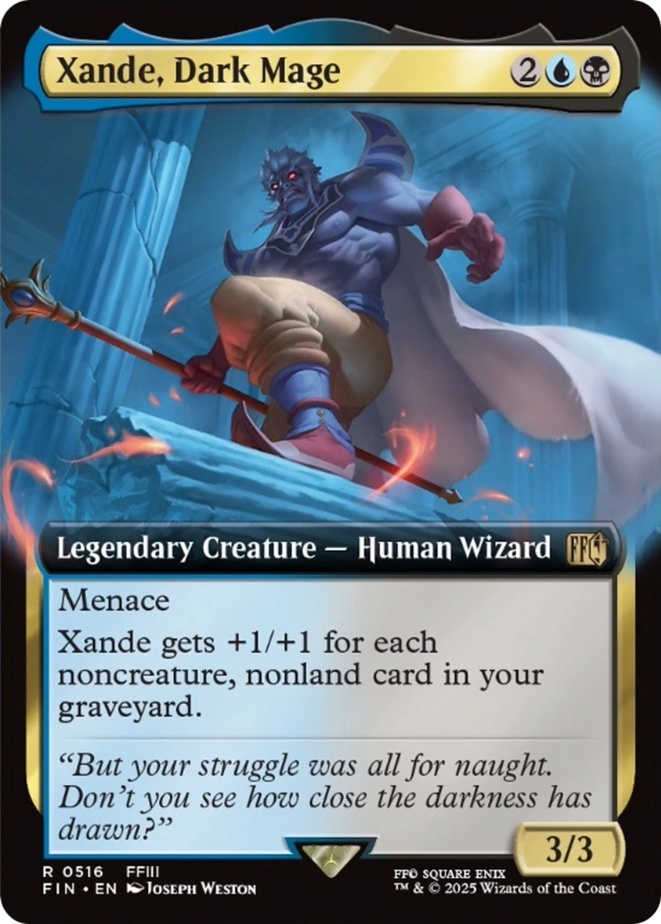 Xande, Dark Mage (Extended Art) [FINAL FANTASY] | L.A. Mood Comics and Games