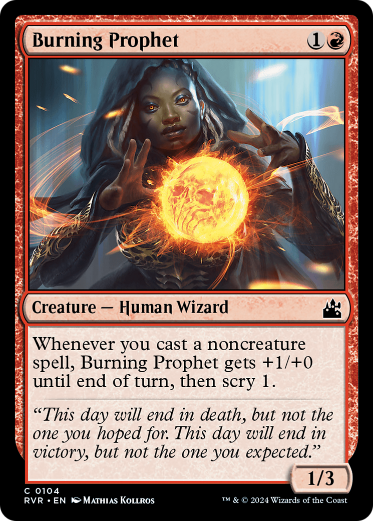 Burning Prophet [Ravnica Remastered] | L.A. Mood Comics and Games