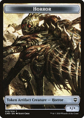 Angel // Horror Double-Sided Token [Commander Legends Tokens] | L.A. Mood Comics and Games