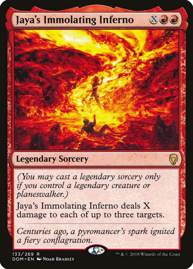Jaya's Immolating Inferno [Dominaria] | L.A. Mood Comics and Games
