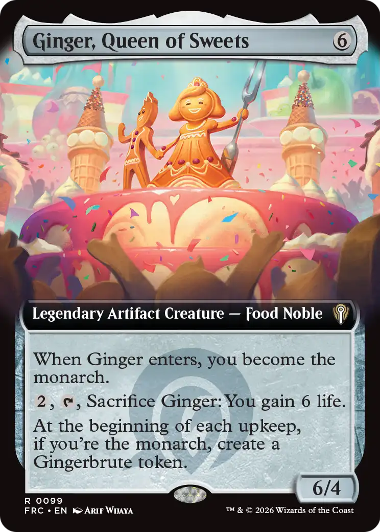Ginger, Queen of Sweets (Extended Art) [Reality Fracture Commander] | L.A. Mood Comics and Games
