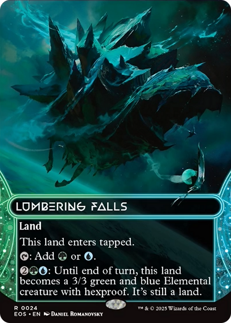 Lumbering Falls (0024) (Borderless) [Edge of Eternities: Stellar Sights] | L.A. Mood Comics and Games