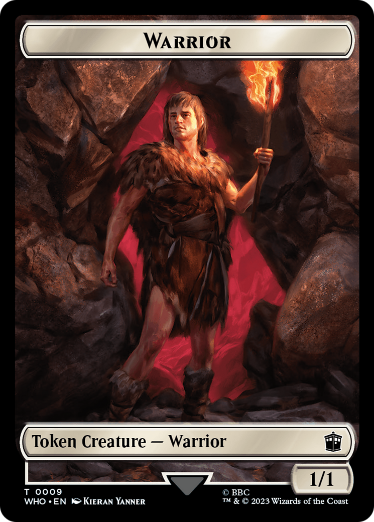 Warrior // Mark of the Rani Double-Sided Token [Doctor Who Tokens] | L.A. Mood Comics and Games