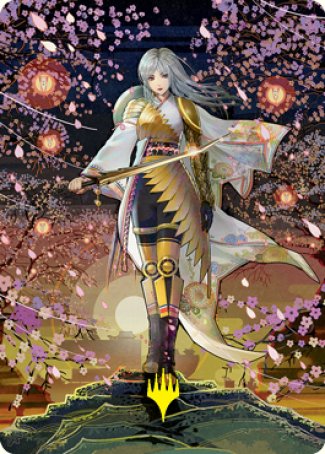 The Wandering Emperor 2 Art Card (Gold-Stamped Signature) [Kamigawa: Neon Dynasty Art Series] | L.A. Mood Comics and Games
