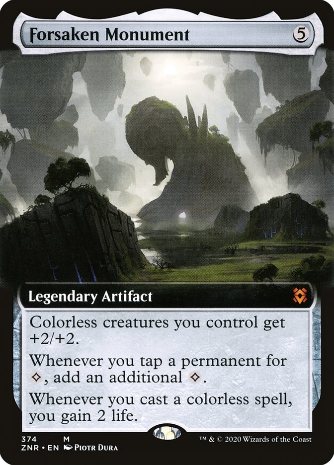 Forsaken Monument (Extended Art) [Zendikar Rising] | L.A. Mood Comics and Games