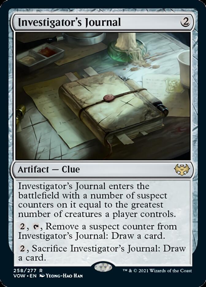 Investigator's Journal [Innistrad: Crimson Vow] | L.A. Mood Comics and Games
