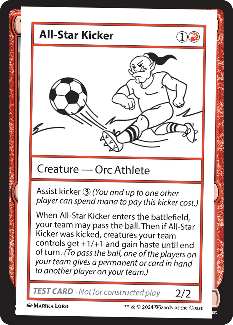 All-Star Kicker [Mystery Booster 2 Playtest Cards] | L.A. Mood Comics and Games