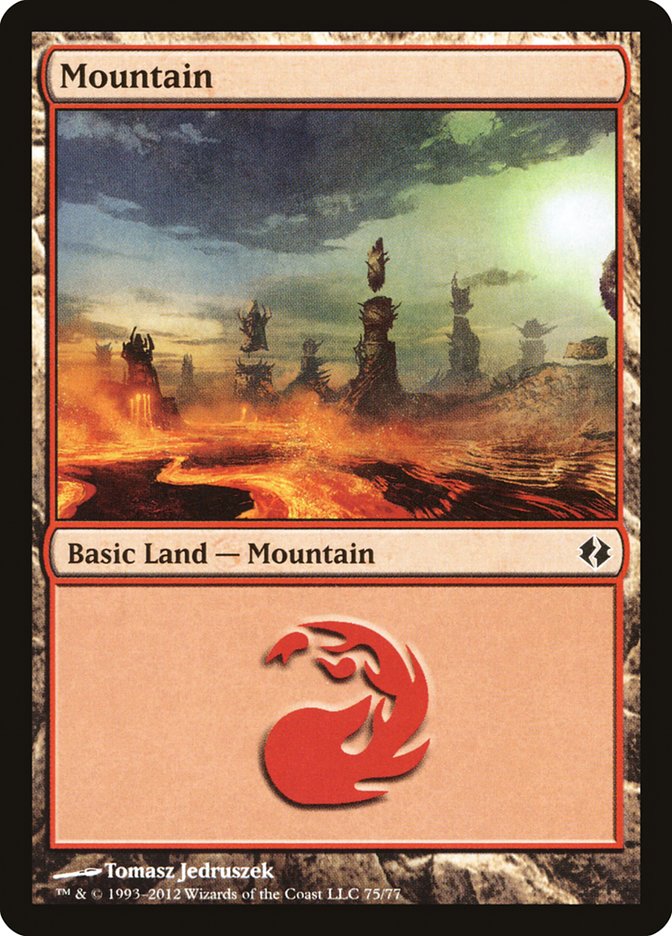 Mountain (75) [Duel Decks: Venser vs. Koth] | L.A. Mood Comics and Games
