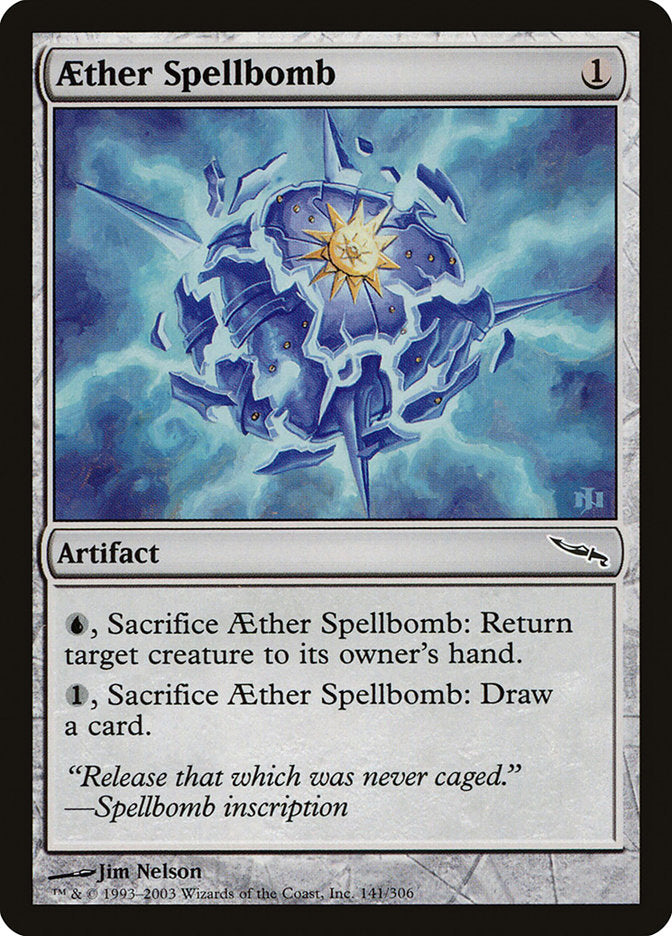 Aether Spellbomb [Mirrodin] | L.A. Mood Comics and Games
