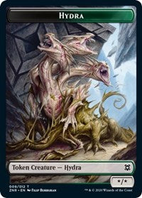 Hydra // Illusion Double-Sided Token [Zendikar Rising Tokens] | L.A. Mood Comics and Games